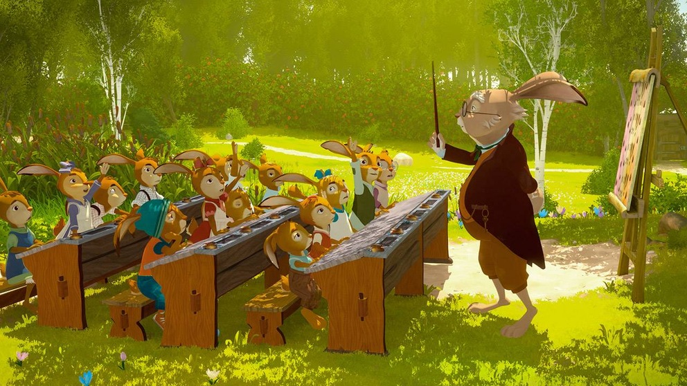 Der Kinderbuchklassiker „Die Häschenschule“ ist die Basis dieses Animationshighlights, welches gekonnt Tradition mit Moderne verknüpft