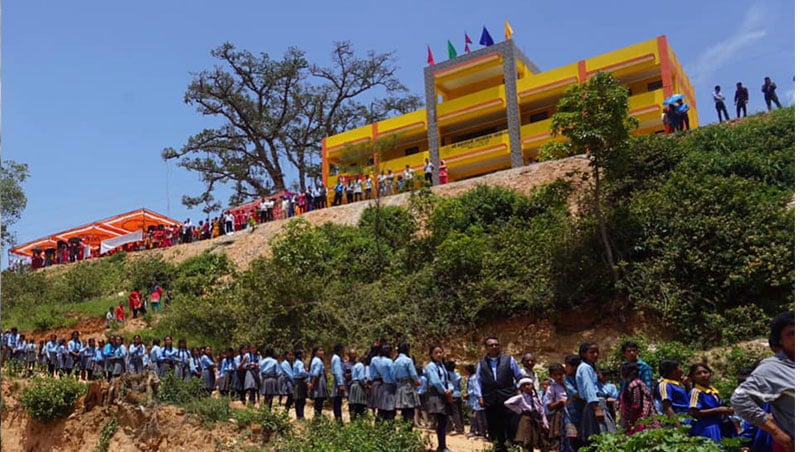 Die neue „Shree Mahakali Secondary School"