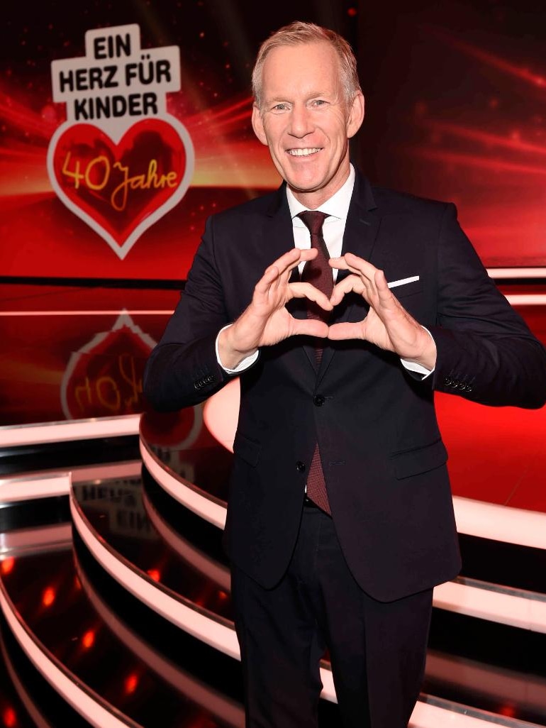 <strong>Johannes B. Kerner präsentiert am Samstag zum siebten Mal die große „Ein Herz für Kinder“- Spendengala (ZDF, 20.15 Uhr)</strong><br>Foto: Agency People Image