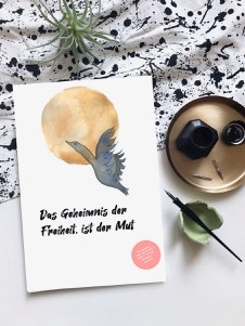 Postkarte Vogel für EHfK